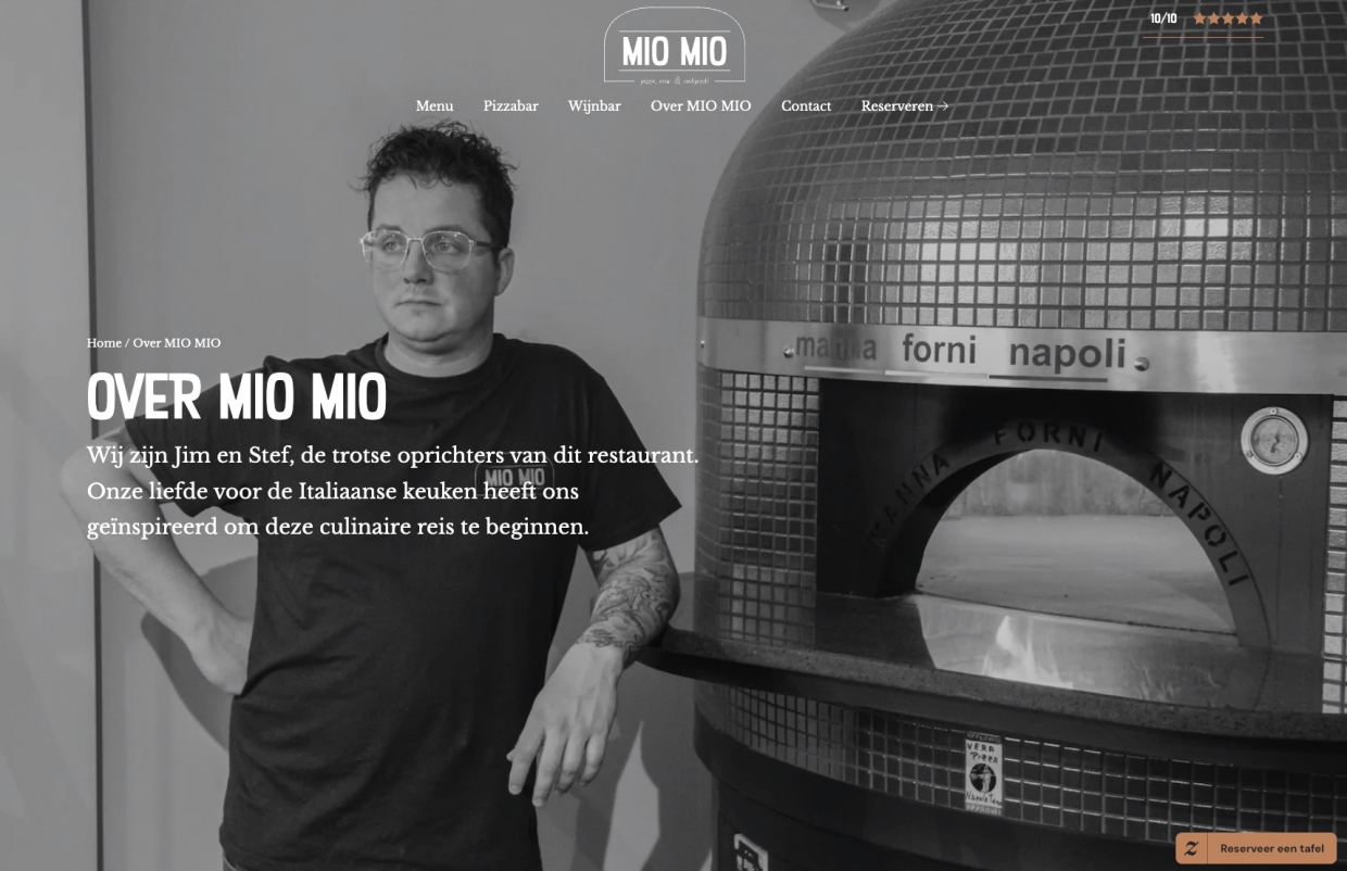 Pizza- en wijnbar MIO MIO